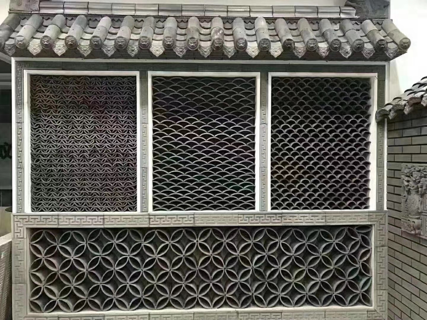 青瓦，小青瓦仿古門頭建筑